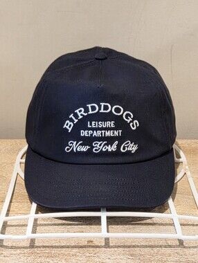 NWOT Birddogs Leisure Department Snapback Hat - Navy Blue & White